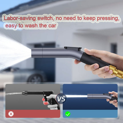High Pressure Car Wash Water Gun Car Home Dual-Use Tap Water Brushing Car Washing Booster Nozzle Telescopic Hose