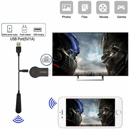 2.4G Wireless Dongle Receiver Multimedia Player HDTV Stick