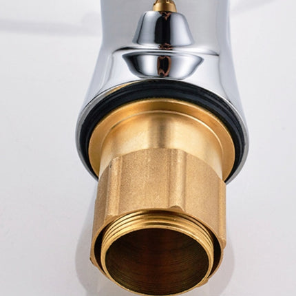 Bathroom Hot Cold Water Faucet Wine Glass Waterfall Faucet, Transparent, Blue, Purple, Brown &Yellow