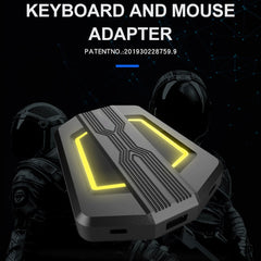 Keyboard And Mouse Converter For PS4/Switch/PS4 Pro/XBOX ONE, Black, Support Audio Models