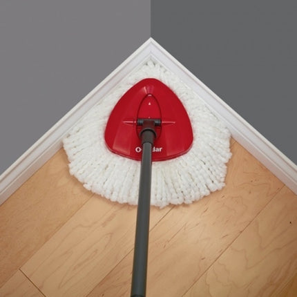 4 PCS Rotating Triangle Cotton Yarn Mop Head Mop Replacement Cloth For O-Cedar/Vileda