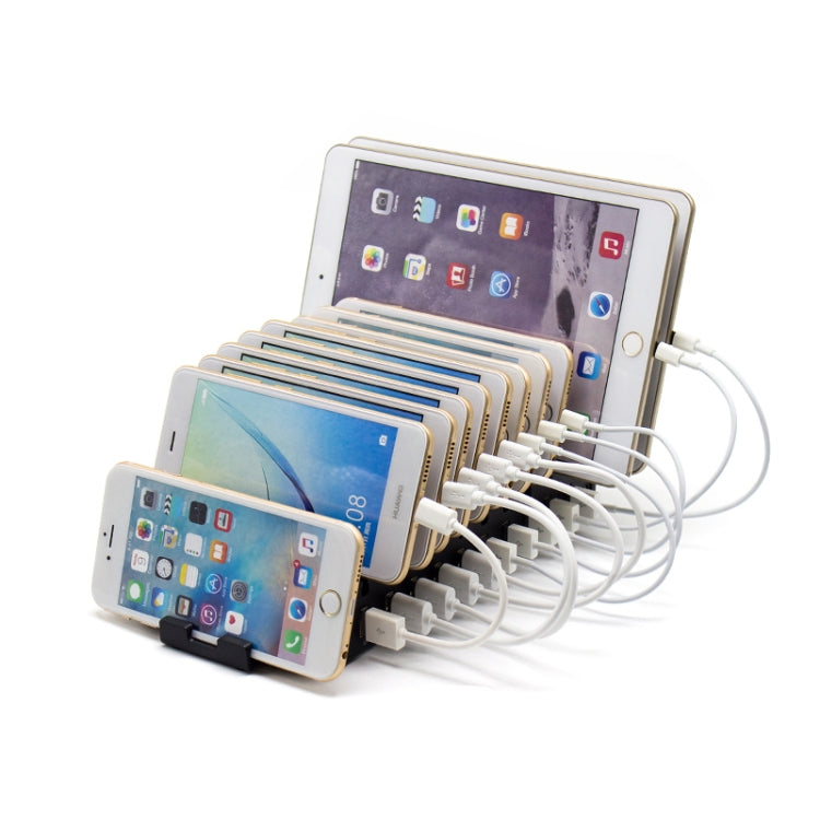 Olmaster AP-1010 Multi-Port USB Mobile Phone Charging Station with Power Supply