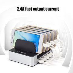 Olmaster AP-1010 Multi-Port USB Mobile Phone Charging Station with Power Supply