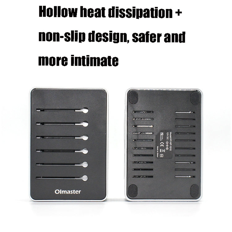 Olmaster AP-1010 Multi-Port USB Mobile Phone Charging Station with Power Supply