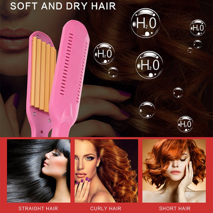 220V Professional Ceramic Corrugated Curling Iron
