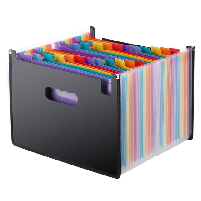 Organ Expanding Colored File Folder A4 Organizer Portable Business Office Supplies, Size: 33x23.5cm, 24 Pockets, 13 Pockets, 37 Pockets, 48 Pockets