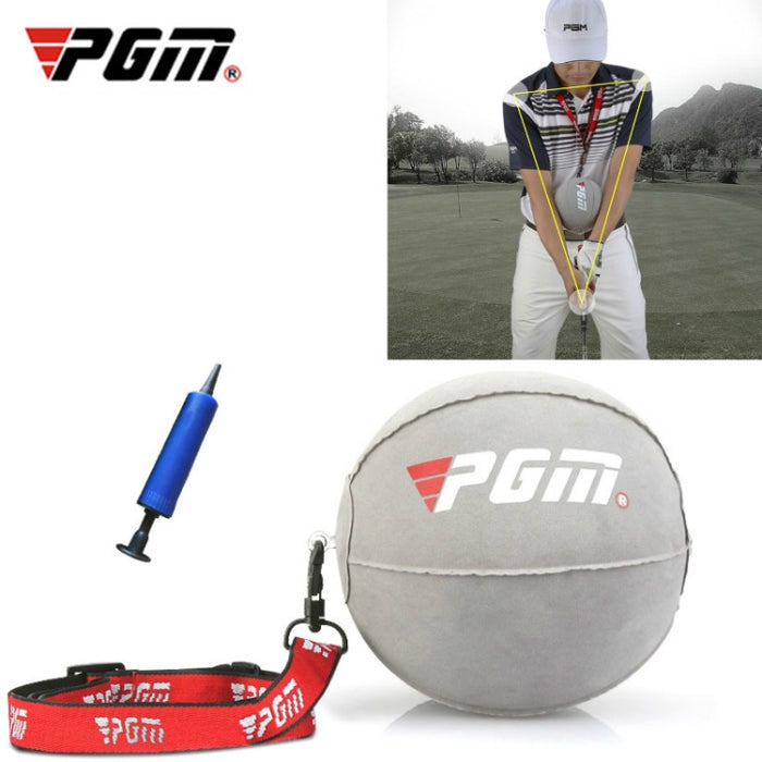 PGM JZQ012 Golf Inflatable Ball Swing Trainer Arm Corrector Auxiliary Correction Trainer, JZQ012 Gray