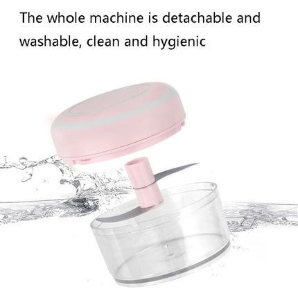Electrical USB Rechargeable Garlic Mixing Masher Complementary Food Masher Stainless Steel Crushing Garlic Peeling Device Wireless Mini Garlic Cutter
