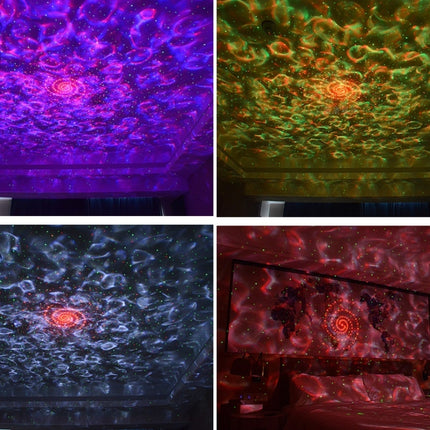 M2 8W Christmas Starry Sky Laser Projection Atmosphere Light Rotating Starry Dynamic Water Pattern Sleeping Light