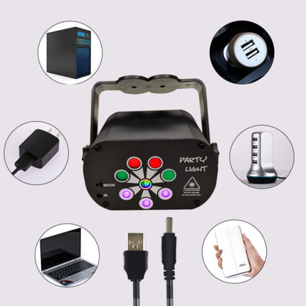 R90 8W UV Mini Laser Light Sound Control Induction Stage Atmosphere Light Bar KTV Laser Light