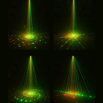 R90 8W UV Mini Laser Light Sound Control Induction Stage Atmosphere Light Bar KTV Laser Light