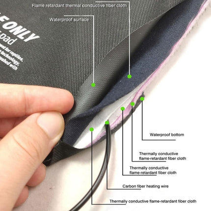 Knowing Climbing Pet Thermostat Time Switch Thermostatic Waterproof USB Heating Pad, Without Switch S, Three-speed Temperature Control S, Without Switch M, Three-speed Temperature Control M, Without Switch L