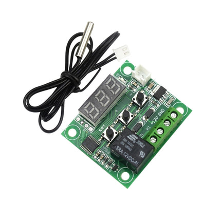 DC 12V W1209 Digital Cool/Heat Temp Thermostat Thermometer Temperature Controller On/Off Switch -50-110C+W1209 Case Acrylic Box
