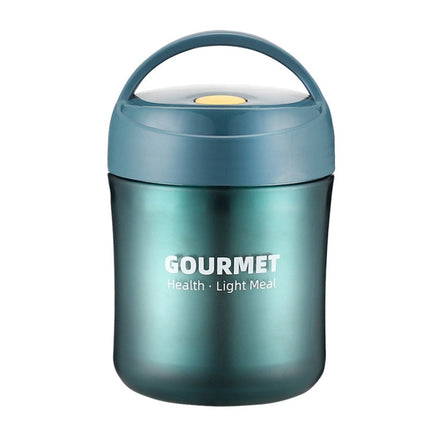 GOURMET Stainless Steel Insulation Cup Double-Sealed Insulation Soup Cup, Red, Yellow, Blue