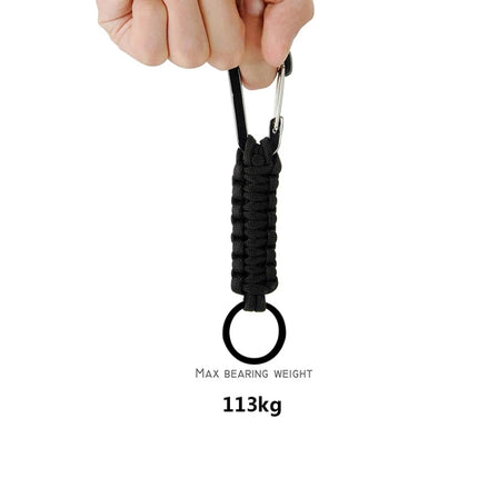 Outdoor Multifunctional Nylon Umbrella Rope Carabiner Key Chain
