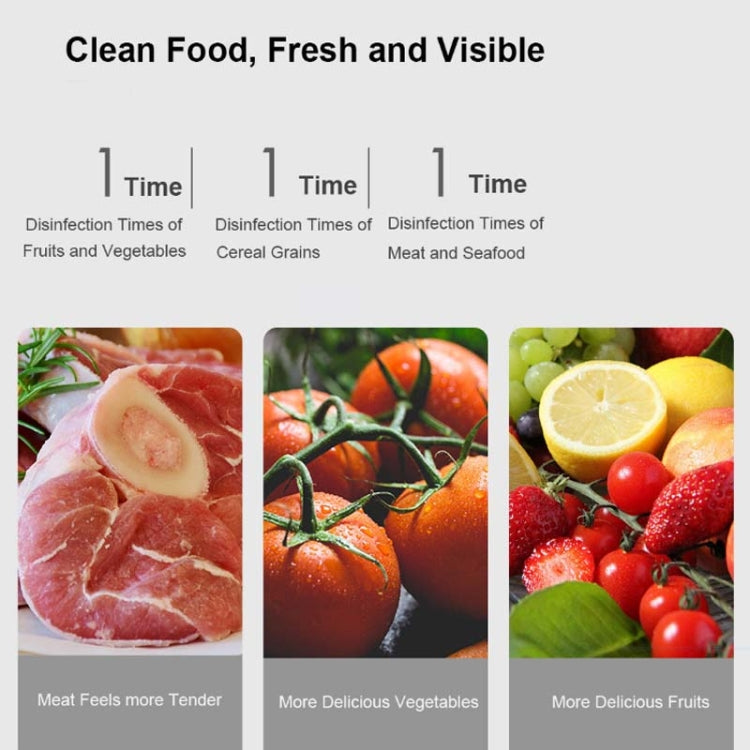 Xiaoda Fruit Vegetable Cleaning Machine Household Food Purifier Disinfection Detoxification Machine, Xiaoda Fruit Food Purifier