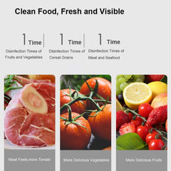 Xiaoda Fruit Vegetable Cleaning Machine Household Food Purifier Disinfection Detoxification Machine, Xiaoda Fruit Food Purifier