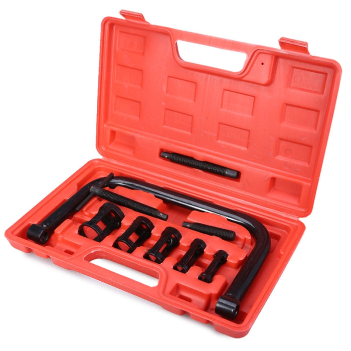 10pcs Valve Clamps Spring Compressor Automotive Tool Set Repair for Car Motorcycle, 9 In 1  Valve Clamps