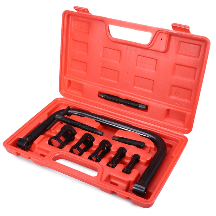10pcs Valve Clamps Spring Compressor Automotive Tool Set Repair for Car Motorcycle, 9 In 1  Valve Clamps