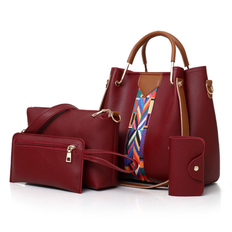 4 in 1 All-Match Messenger Handbag Ladies Fashion Large-Capacity Bag
