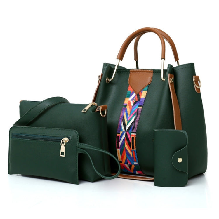 4 in 1 All-Match Messenger Handbag Ladies Fashion Large-Capacity Bag