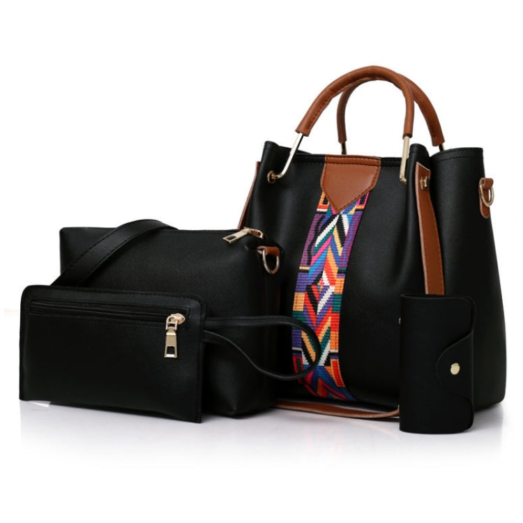 4 in 1 All-Match Messenger Handbag Ladies Fashion Large-Capacity Bag