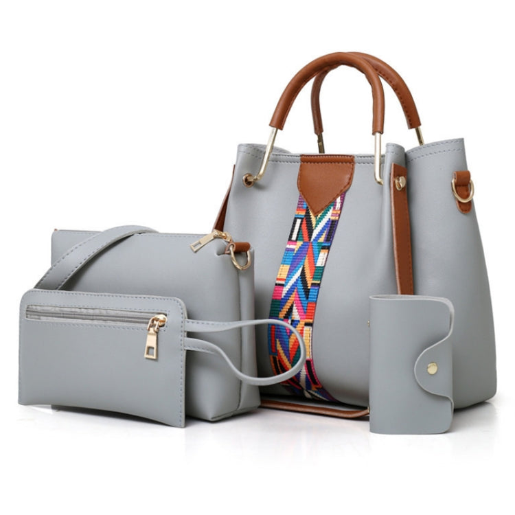 4 in 1 All-Match Messenger Handbag Ladies Fashion Large-Capacity Bag
