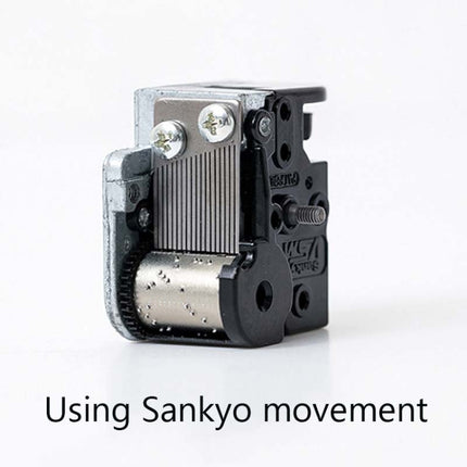 Girl Bedside Lamp Crystal Ball Wooden Base Music Box Charging Glow Rotating Night Light, Random Music