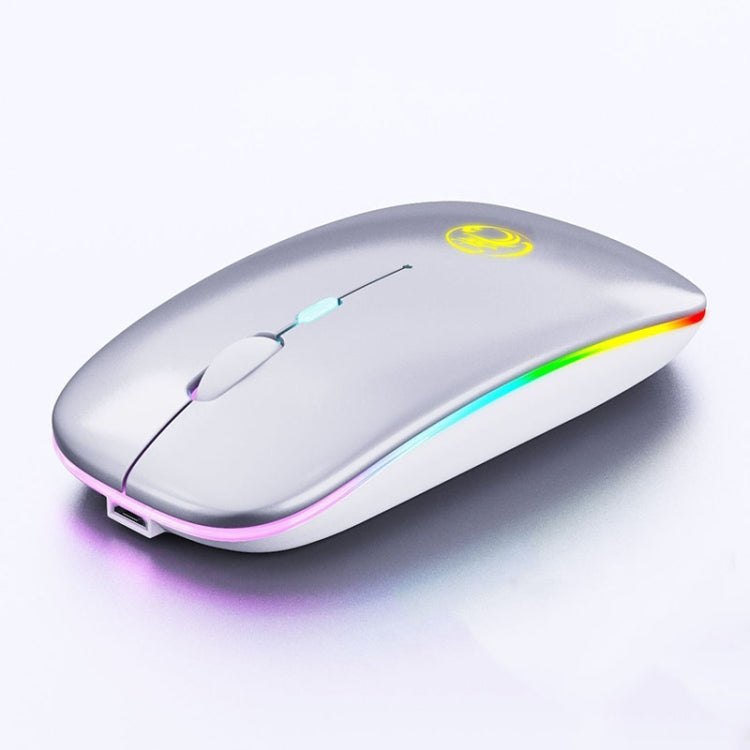 iMICE E-1300 4 Tasten 1600 DPI Leuchtende kabellose leise Desktop-Notebook-Minimaus, Aufladbare Luminous Edition, Dual-Modes Luminous Edition, Aufladbare Edition