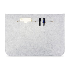 Portable Air Permeable Felt Sleeve Bag for MacBook Laptop, with Power Storage Bag, 11 inch, 12 inch, 13 inch, 15 inch