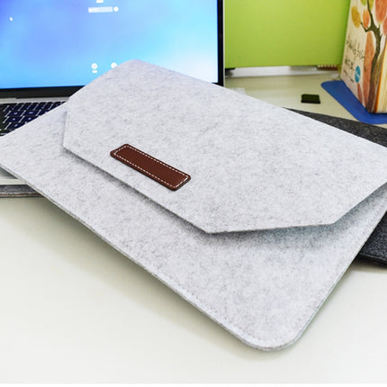 Portable Air Permeable Felt Sleeve Bag for MacBook Laptop, with Power Storage Bag, 11 inch, 12 inch, 13 inch, 15 inch