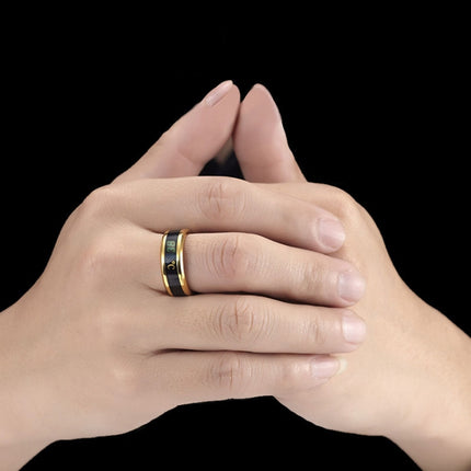 Smart Temperature Ring Stainless Steel Personalized Temperature Display Couple Ring, 10, 11, 12, 13