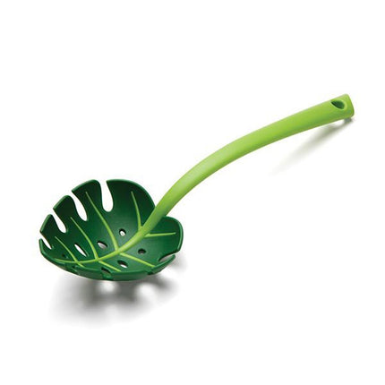 Green Leaf Colander Noodle Spoon Colander, Noodle Spoon
