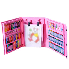 176 In 1 Painting Gift Box Art Supplies Painting Set For Children, Red, Blue