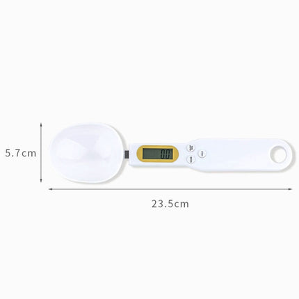 ABS Electronic Measuring Spoon Spoon Weighing Measuring Tool, Specification: 500g/0.1g, 500g/0.1g ABS White, 500g/0.1g ABS Black