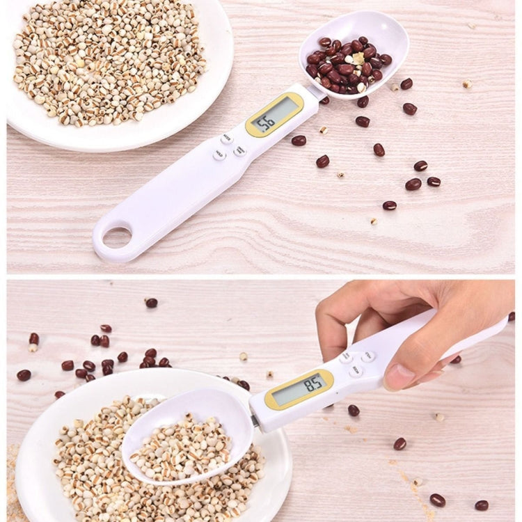 ABS Electronic Measuring Spoon Spoon Weighing Measuring Tool, Specification: 500g/0.1g, 500g/0.1g ABS White, 500g/0.1g ABS Black