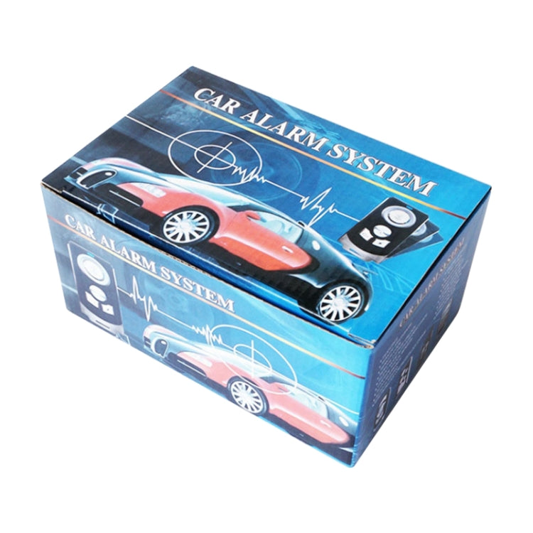2 Set Universal Sound And Light Car Alarm 12V Vehicle Alarm System Bullet Key Remote Control, Sound And Light Car Alarm