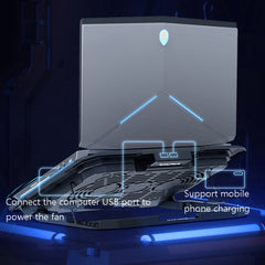 Suohuang Notebook Cooler Gaming Notebook Cooling Base Notebook Exhaust Fan Bracket