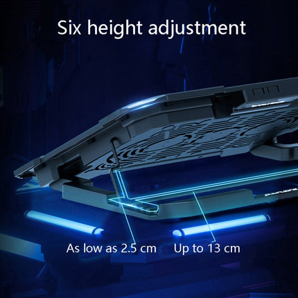 Suohuang Notebook Cooler Gaming Notebook Cooling Base Notebook Exhaust Fan Bracket