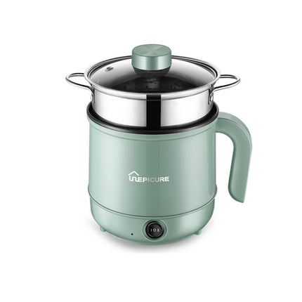 Multi-Function Electric-Cooker Mini Dormitory Student Cooking Rice Stir Frying Non-Stick Pot, 110V US Plug