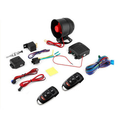 8pcs /Set Universal Car Alarm Horn Collision Alarm System Alarm Remote Control