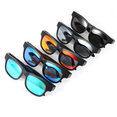 Gafas de sol con audio Bluetooth A12 Smart, gafas con Bluetooth, azul, negro, verde, rojo, dorado y plateado