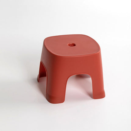 Household Bathroom Row Stools Plastic Stools Thickened Low Stools Square Stools Small Benches, Maple Yellow Children, Retro Red Children, Light Green Children, Black Children, Light Green Adult, Pink Adult, Retro Red Adult, Maple Yellow Adult          ...