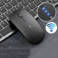 Inphic PM1 Office Mute Wireless Laptop Mouse, Matte, Battery Display, Bluetooth