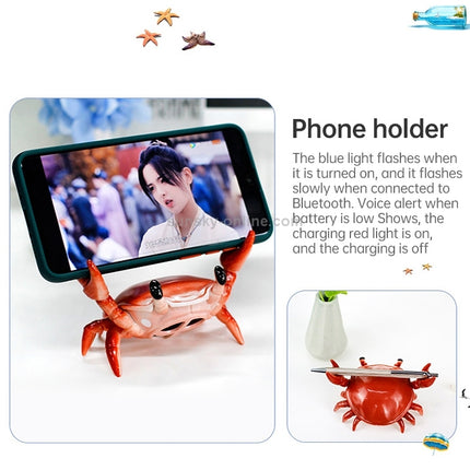 Weightlifting Crab Mobile Phone Stand Desktop Bluetooth Speaker Pen Holder Eye Stand Lazy Mobile Phone Stand