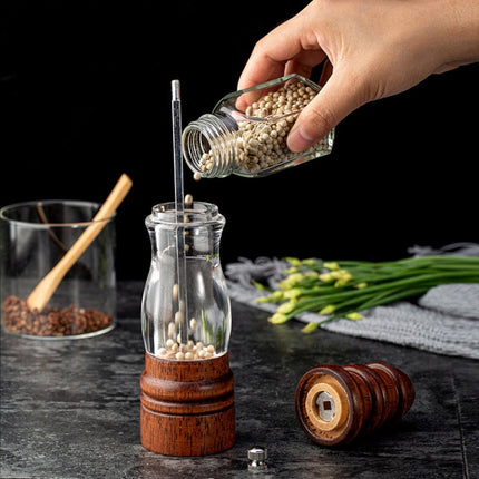 Wooden Lighthouse Shape Pepper Grinder Household Manual Sea Salt Grinding Tool, Style 2
