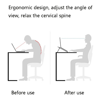 D1601 Laptop Support Folding Heightening Lifting Plate Cooling Bracket