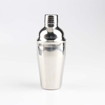 18 in 1 Stainless Steel Cocktail Shaker Set, Oval Bamboo Base, Bar Tool Set, 350ml, 550ml, 750ml