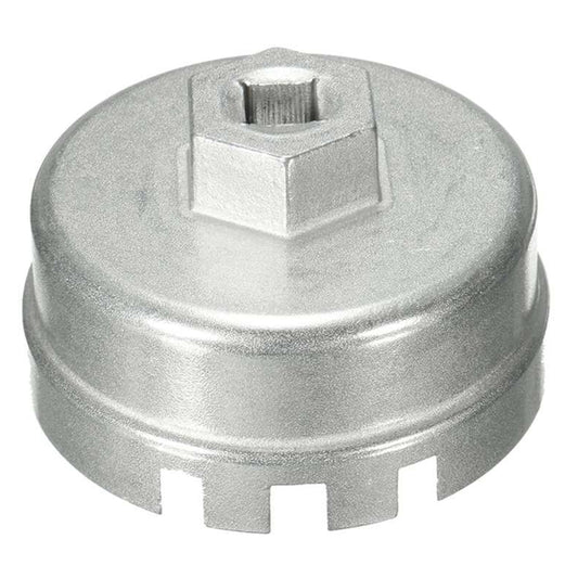 64.5mm Aluminum Oil Filter Wrench Cap Socket Remover Tool for Lexus Toyota Corolla Highlander RAV4 Camry Universal Housing
