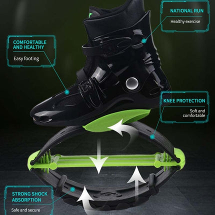 Jumping Shoes Bounce Shoes Indoor Sports Rebound Shoes, 33/35  (Pink White), 33/35 (Green And White), 36/38  (Pink White), 36/38  (Green And White), 36/38 (Orange Black), 36/38  (Green And Black), 39/41  (Green And White), 39/41  (Orange Black)        ...